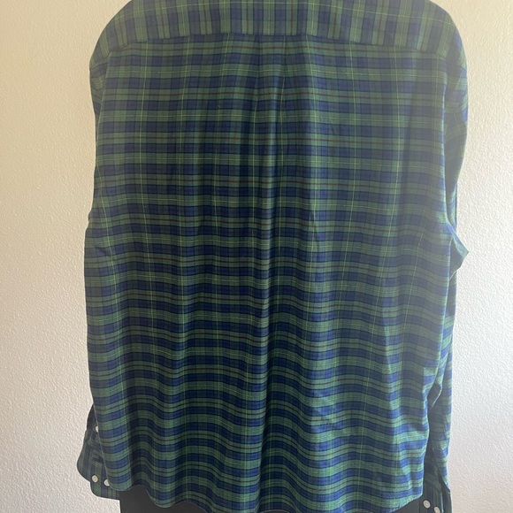 Ralph Lauren Green and Blue Plaid Casual Shirt sku 017 - Picture 2 of 7